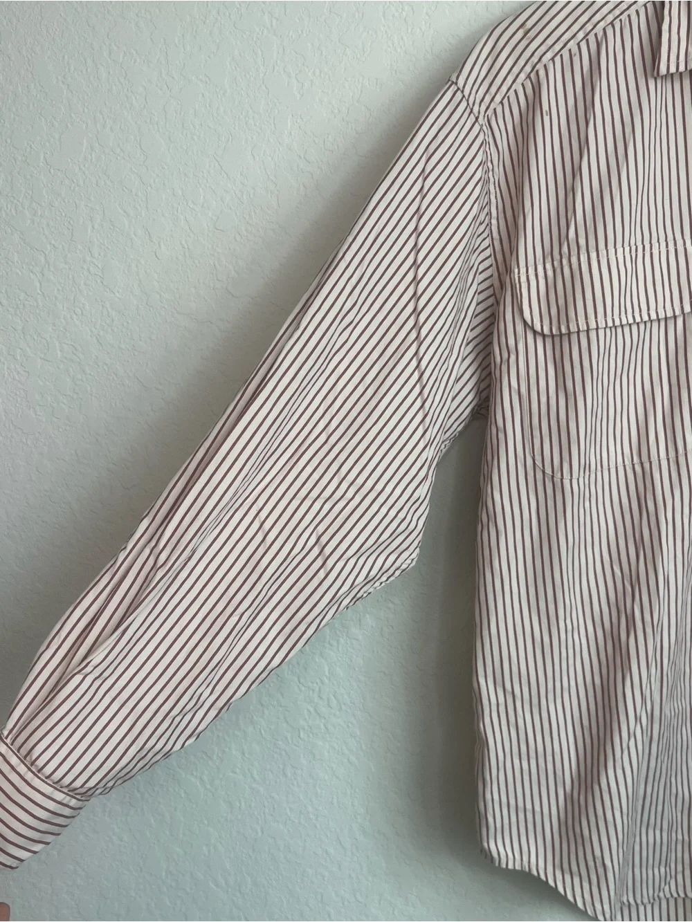 Dark Academia Vintage Striped Utility Button Up Shirt Preppy Academia